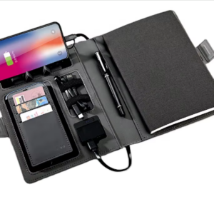 Smart Wireless Charging Business Notebook